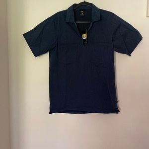 Mens Nike Dri-Fit short sleeve shirt with zipper S NWT